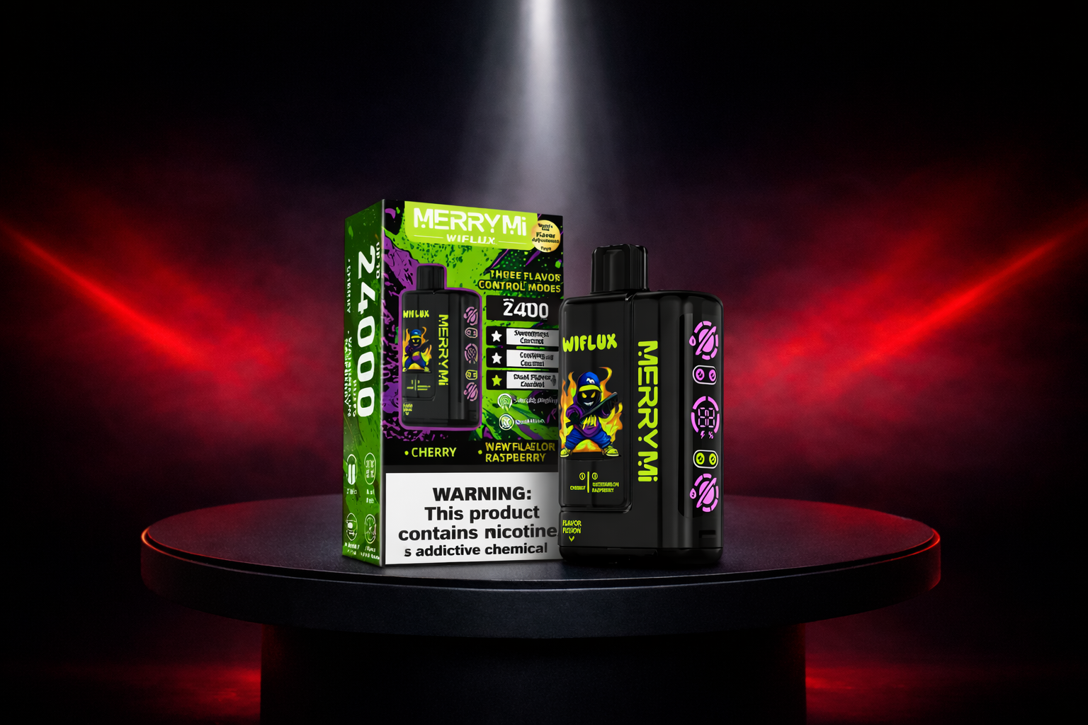 MerryMi Wiflux 24K - jednorazowy e-papieros 24000 buchów